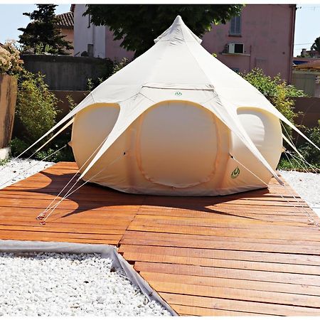 Superbe Glamping Avec Terrasse Privative 5Min Mer Cannes Exterior photo
